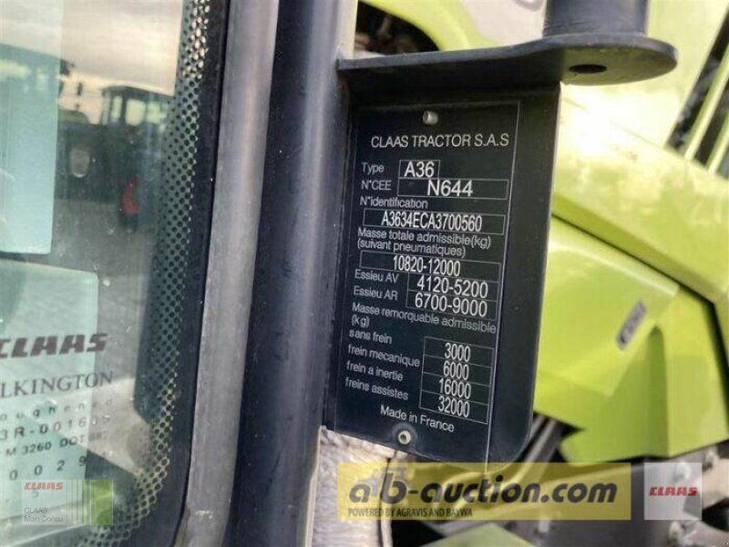 Traktor typu CLAAS ARION 650 CMATIC CEBIS, Gebrauchtmaschine v Aurach (Obrázek 3)