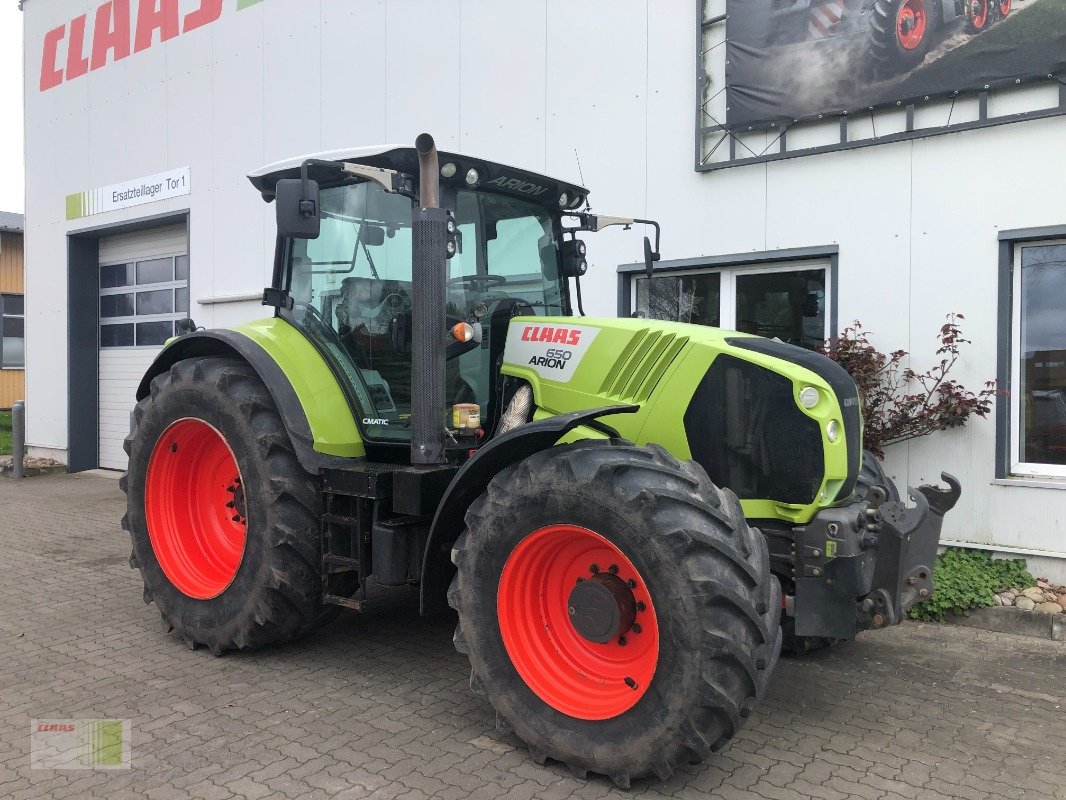 Traktor tip CLAAS Arion 650 Cmatic CEBIS, Gebrauchtmaschine in Weddingstedt (Poză 2)