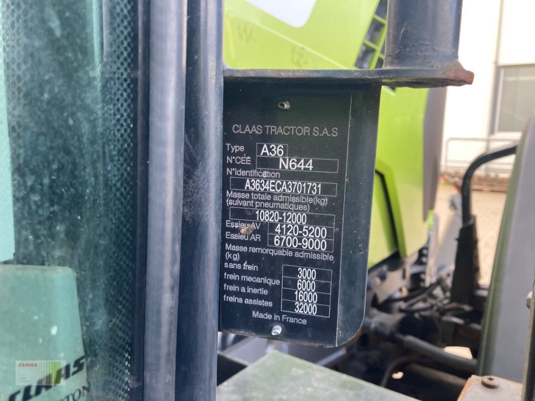 Traktor a típus CLAAS Arion 650 Cmatic Cebis, Gebrauchtmaschine ekkor: Alveslohe (Kép 11)