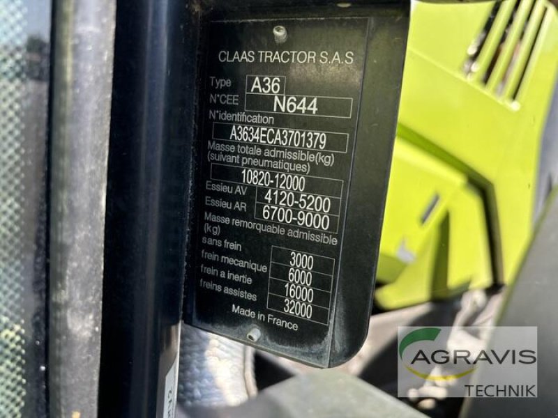 Traktor tip CLAAS ARION 650 CMATIC TIER 4I, Gebrauchtmaschine in Werl-Oberbergstraße (Poză 20)