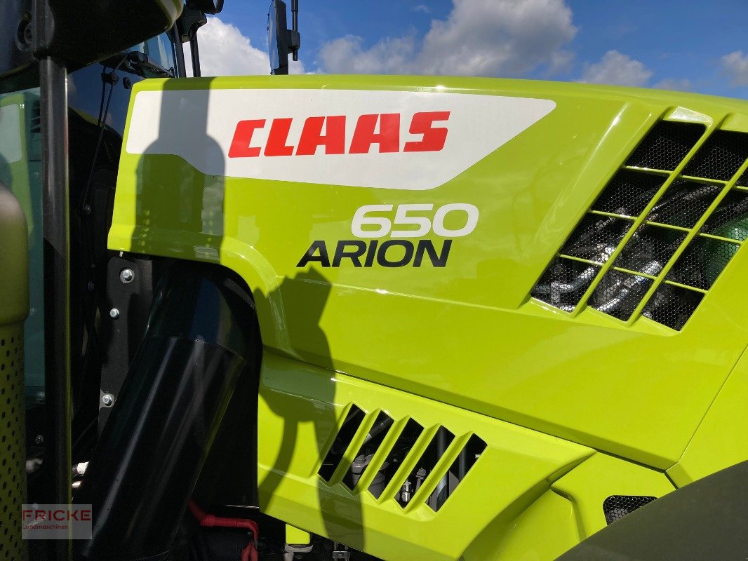 Traktor typu CLAAS Arion 650 Hexashift Cis, Gebrauchtmaschine w Bockel - Gyhum (Zdjęcie 12)