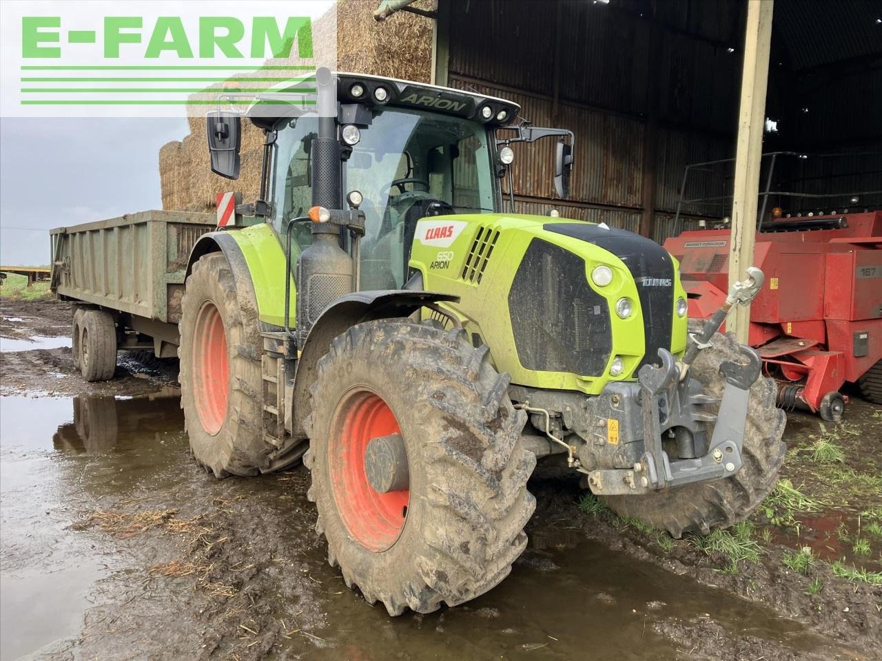 Traktor typu CLAAS ARION 650, Gebrauchtmaschine v BRIGG (Obrázok 1)