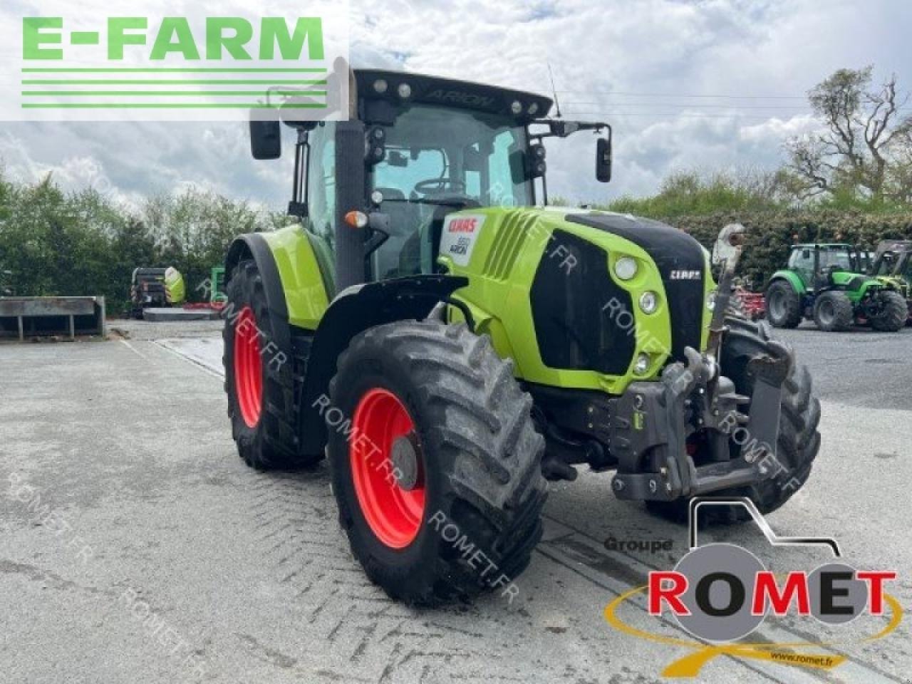 Traktor typu CLAAS arion 650, Gebrauchtmaschine w GENNES-SUR-GLAIZE (Zdjęcie 2)