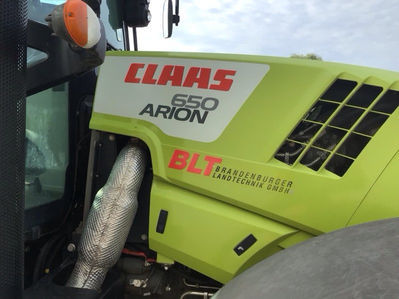 Traktor typu CLAAS Arion 650, Gebrauchtmaschine w Angermünde/OT Kerkow (Zdjęcie 8)