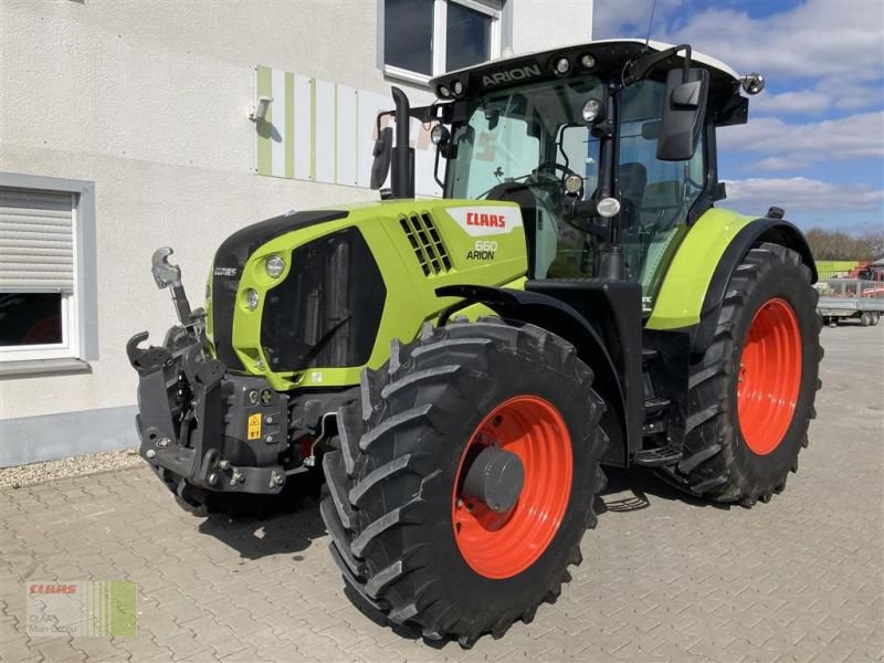 Traktor van het type CLAAS ARION 660 CMATIC CEBIS, Gebrauchtmaschine in Weidenbach (Foto 1)