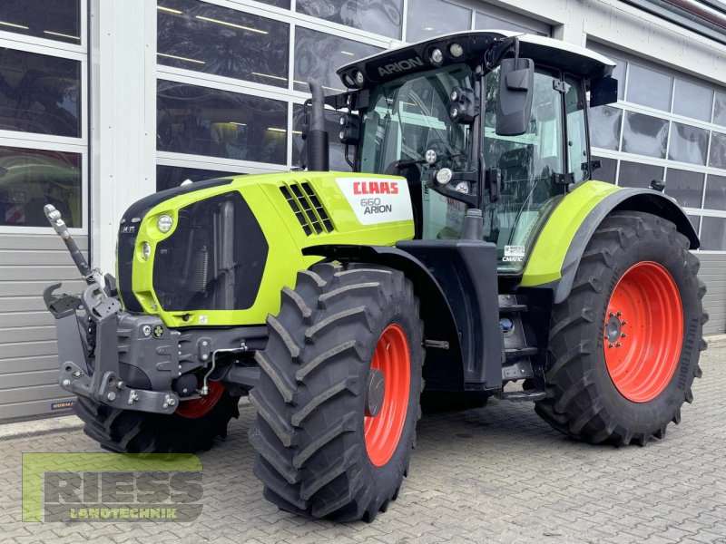 Traktor Türe ait CLAAS ARION 660 CMATIC CEBIS, Gebrauchtmaschine içinde Homberg (Ohm) - Maulbach (resim 1)