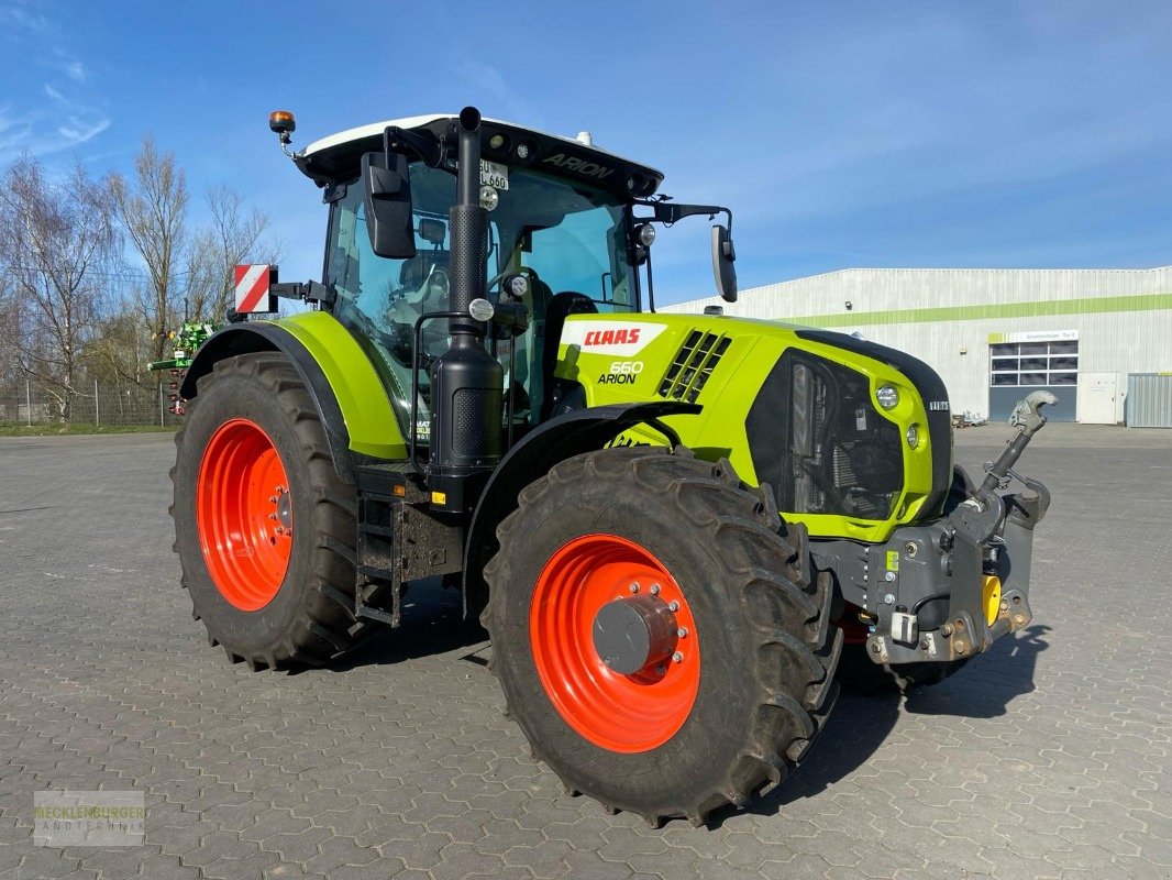 Traktor del tipo CLAAS Arion 660 Cmatic Cebis, Gebrauchtmaschine en Mühlengeez (Imagen 8)