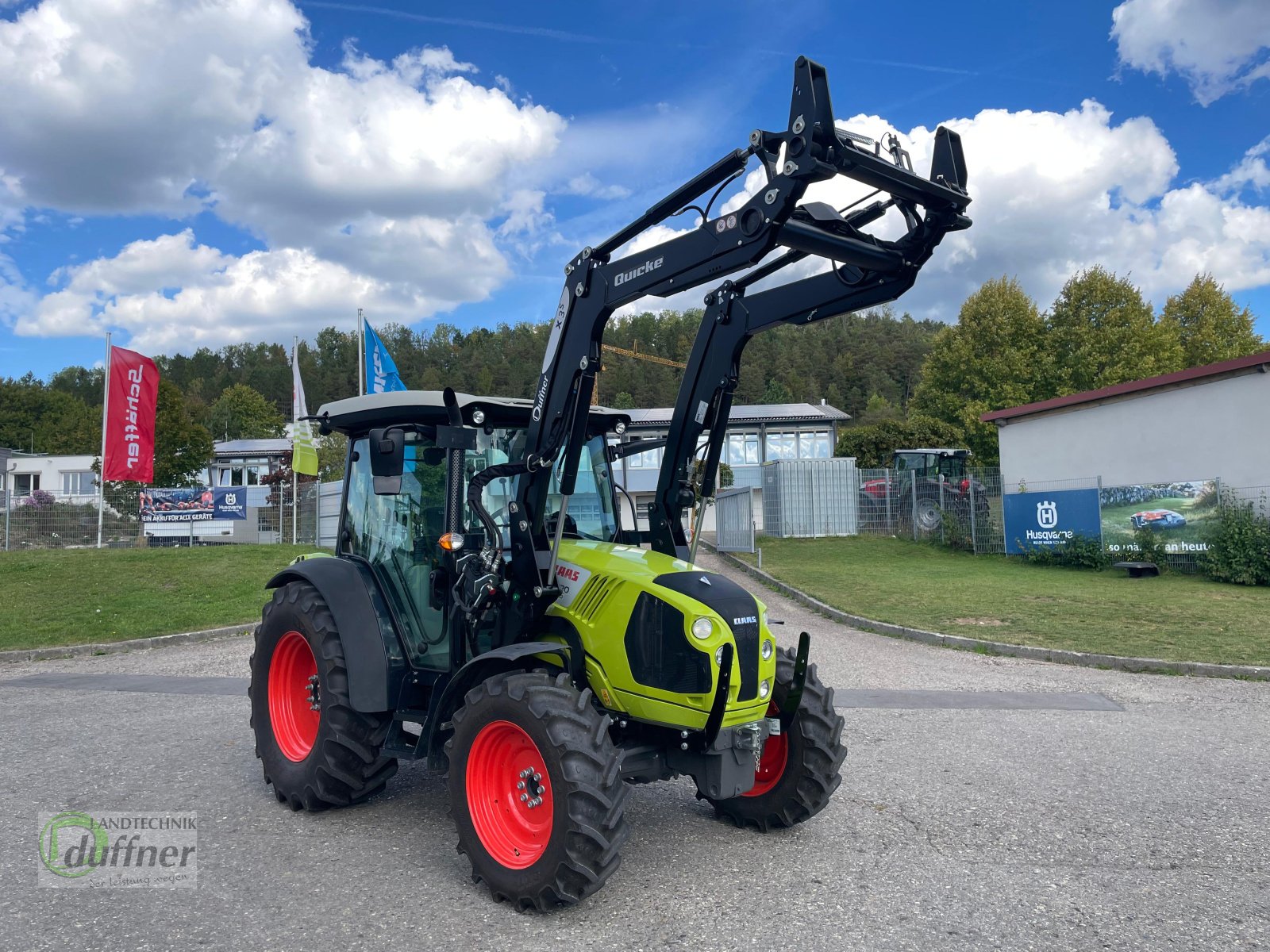 Traktor del tipo CLAAS Atos 220 C mit Quicke X3S Performance, Gebrauchtmaschine en Münsingen (Imagen 1)
