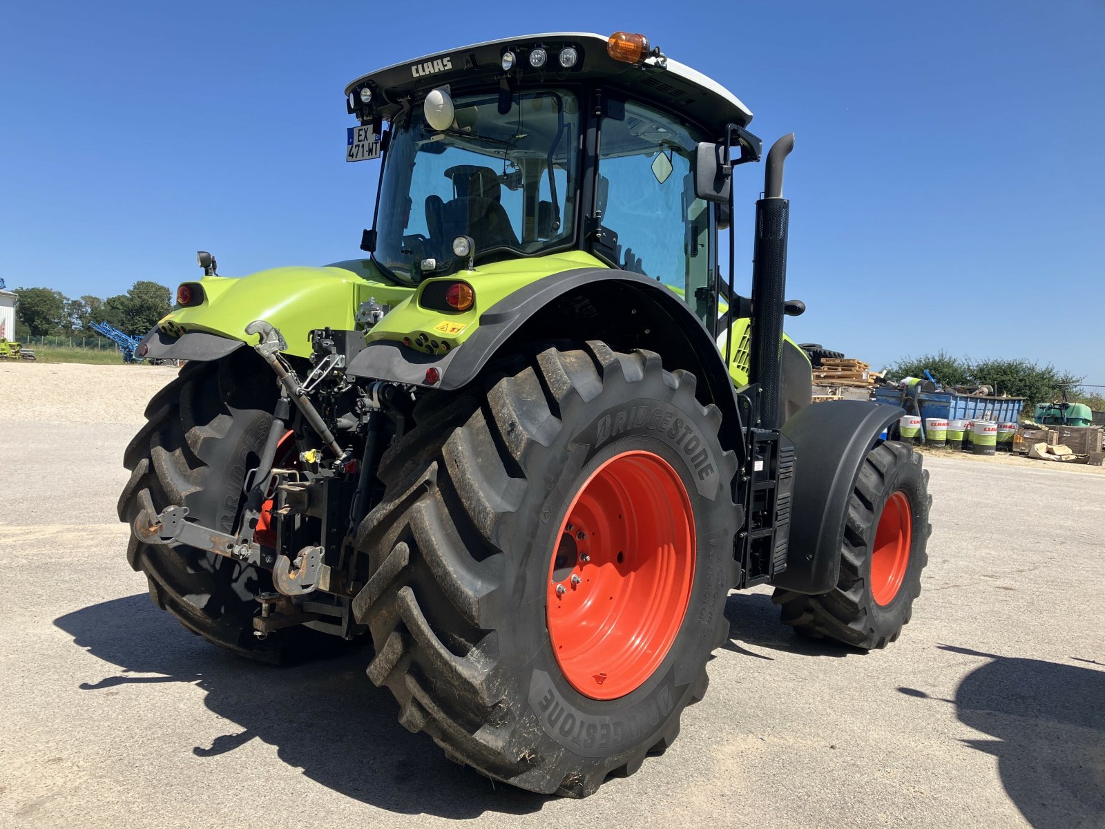 Traktor Türe ait CLAAS AXION 800 CIS, Gebrauchtmaschine içinde VAROIS & CHAIGNOT (resim 3)