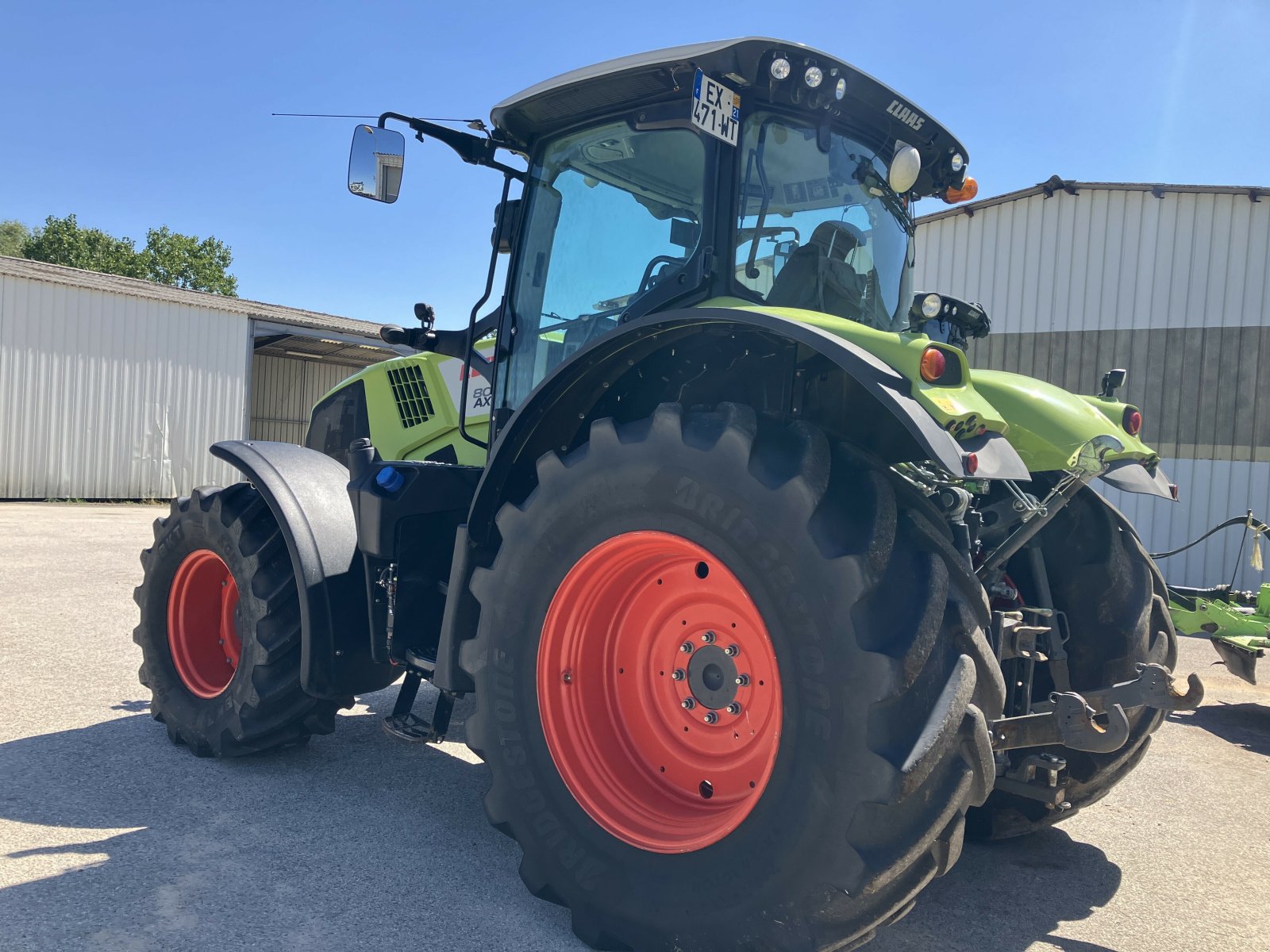 Traktor Türe ait CLAAS AXION 800 CIS, Gebrauchtmaschine içinde VAROIS & CHAIGNOT (resim 2)