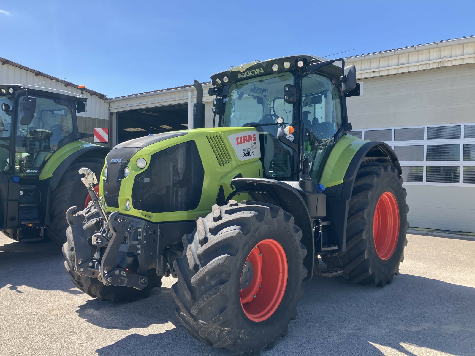 Traktor Türe ait CLAAS AXION 800 CIS, Gebrauchtmaschine içinde VAROIS & CHAIGNOT (resim 1)