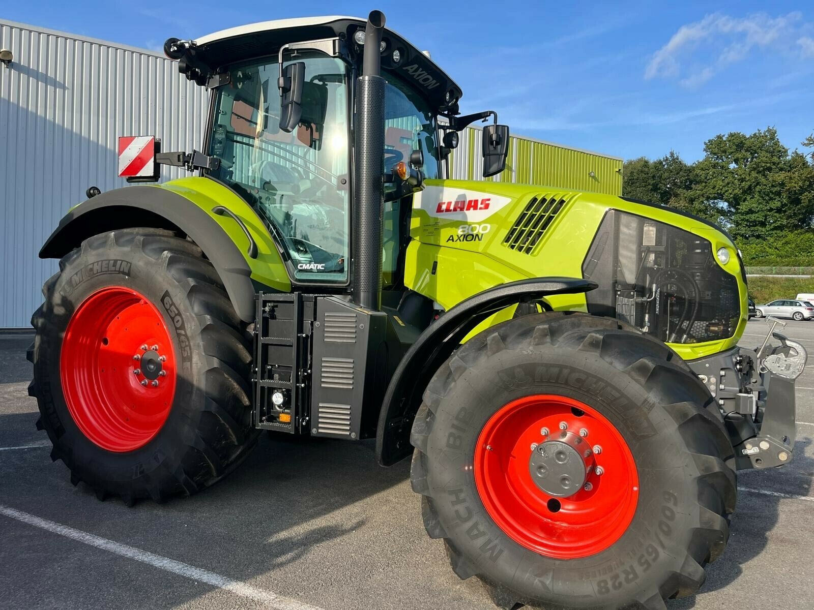 Traktor Türe ait CLAAS AXION 800 CMATIC S5 CONCEPT, Gebrauchtmaschine içinde PONTIVY (resim 1)