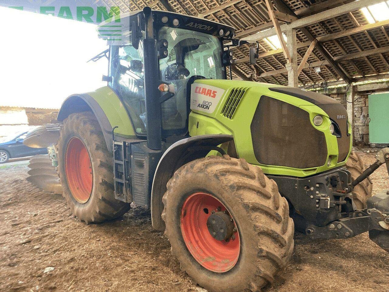 Traktor Türe ait CLAAS axion 800 t4f, Gebrauchtmaschine içinde PONTIVY (56 - MORBIHAN) (resim 1)