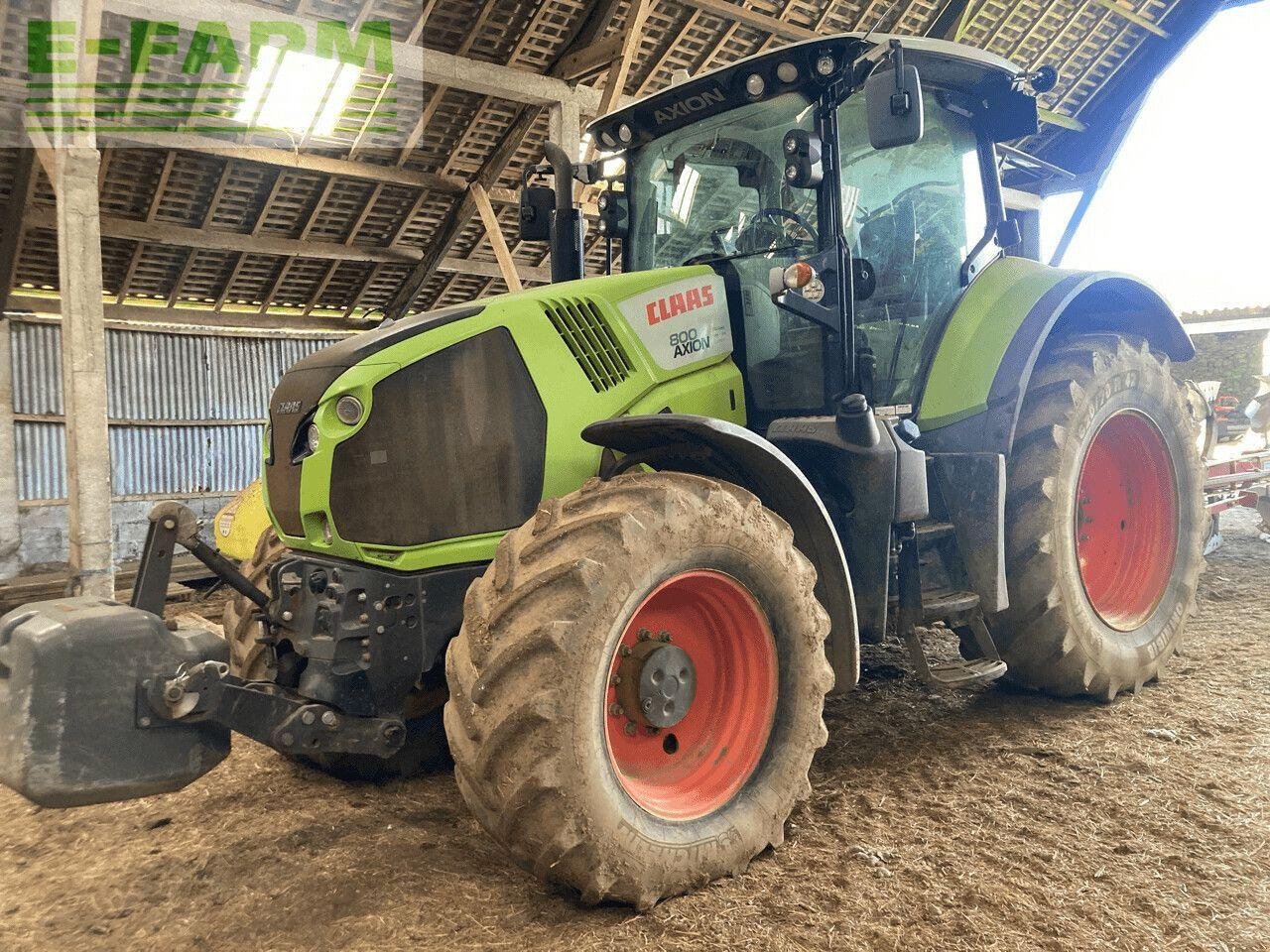 Traktor Türe ait CLAAS axion 800 t4f, Gebrauchtmaschine içinde PONTIVY (56 - MORBIHAN) (resim 2)