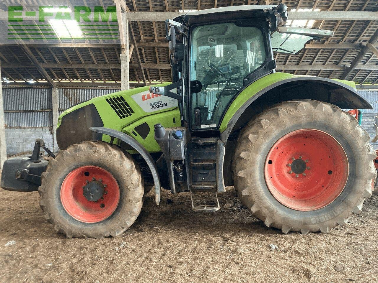 Traktor Türe ait CLAAS axion 800 t4f, Gebrauchtmaschine içinde PONTIVY (56 - MORBIHAN) (resim 3)