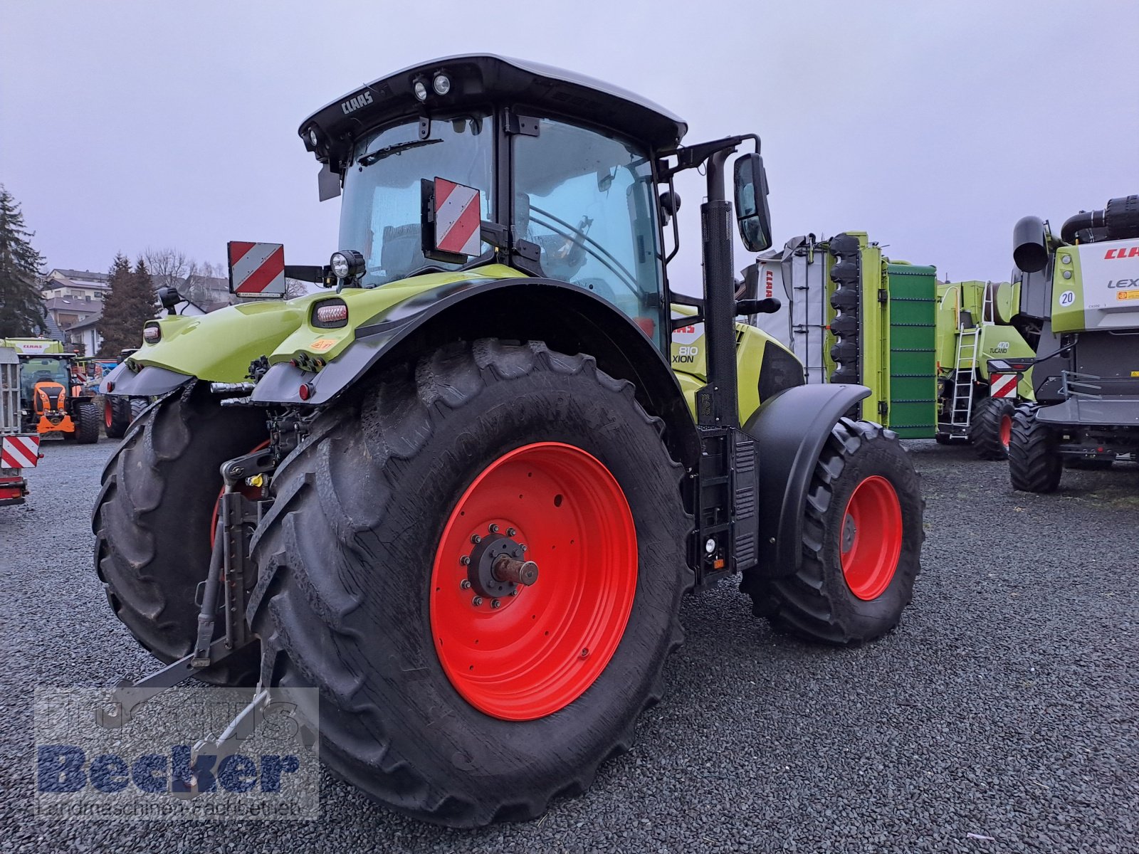 Traktor Türe ait CLAAS Axion 810 CMATIC CEBIS, Gebrauchtmaschine içinde Weimar-Niederwalgern (resim 7)