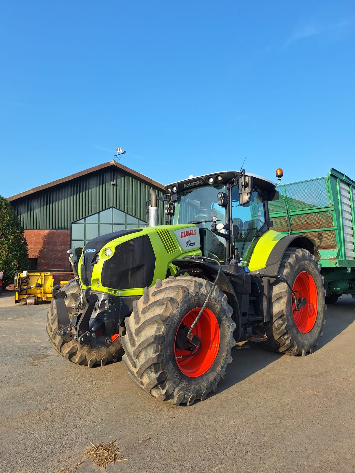 Traktor Türe ait CLAAS Axion 810 CMATIC CEBIS, Gebrauchtmaschine içinde Südlohn (resim 3)