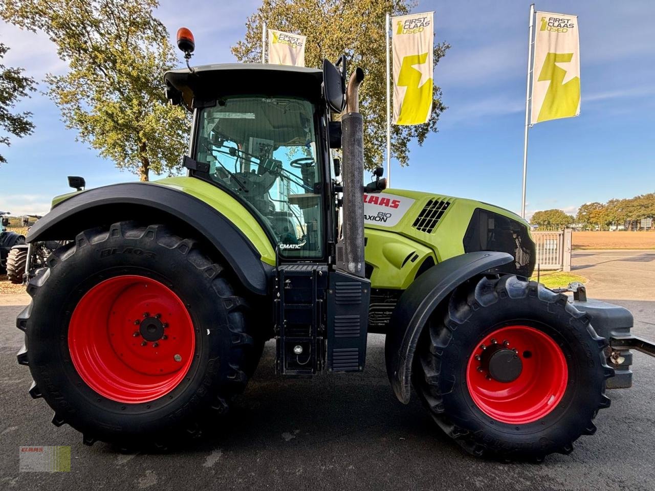 Traktor van het type CLAAS AXION 810 CMATIC, GPS PILOT Lenksystem, Gebrauchtmaschine in Molbergen (Foto 7)