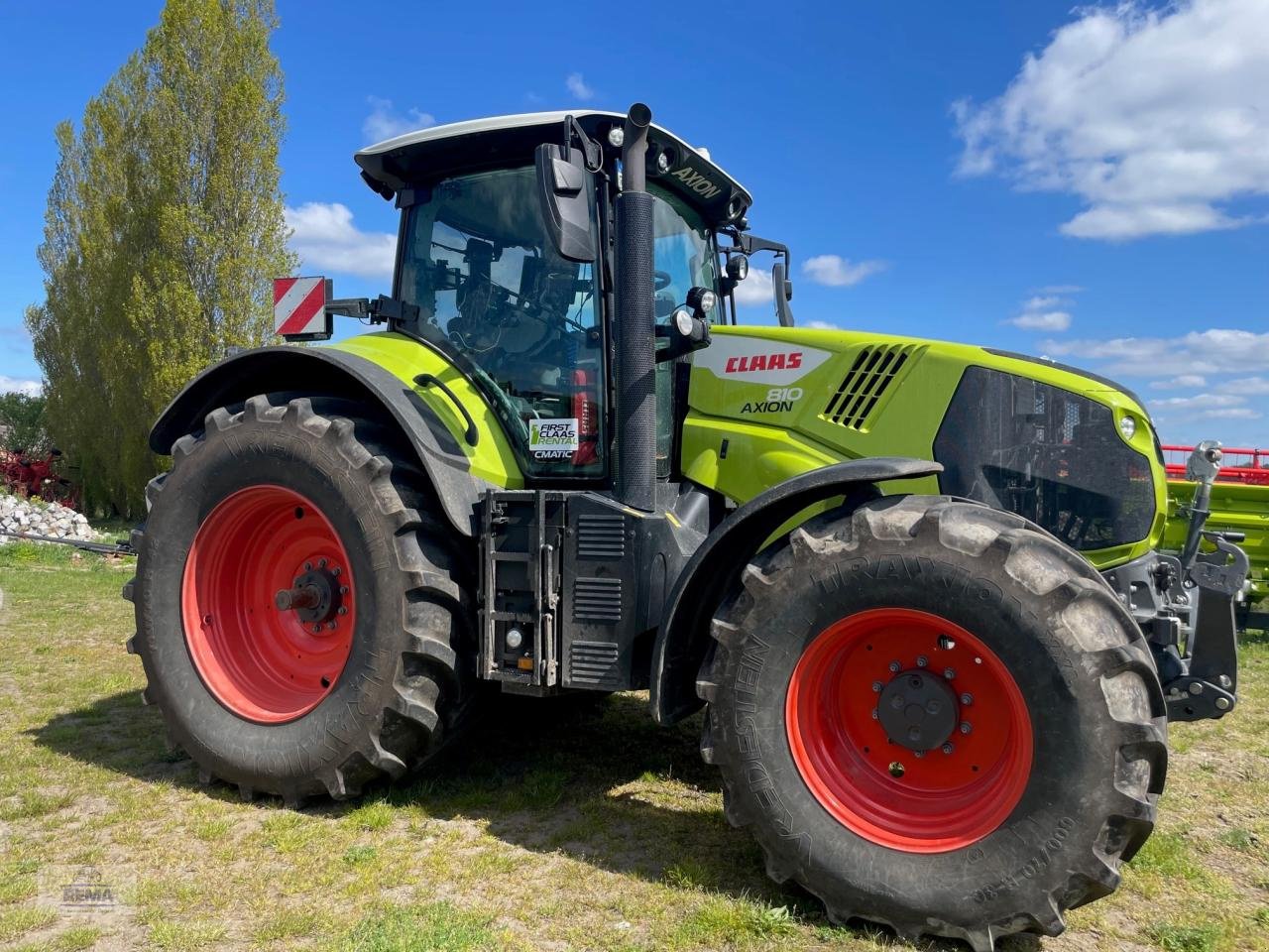 Traktor Türe ait CLAAS Axion 810 Cmatic, Gebrauchtmaschine içinde Belzig-Schwanebeck (resim 2)