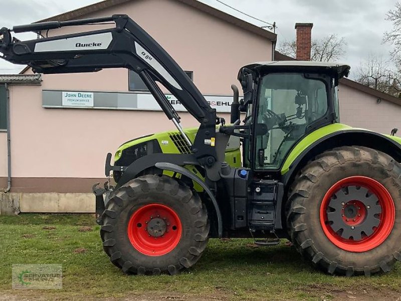 Traktor tipa CLAAS AXION 810 mit Quicke Q8 Frontlader, Gebrauchtmaschine u Heusweiler/Eiweiler