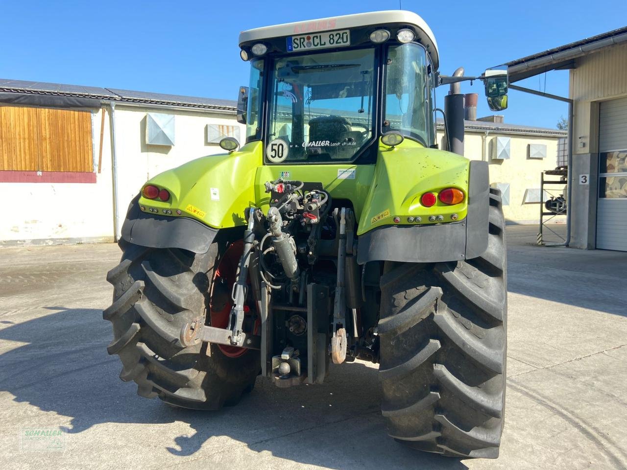 Traktor del tipo CLAAS Axion 820 Cmatic Vollaussattung top  Zustand, Gebrauchtmaschine en Geiselhöring (Imagen 3)