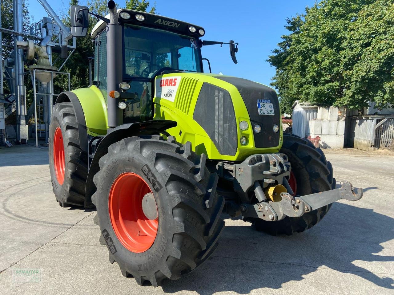 Traktor des Typs CLAAS Axion 820 Cmatic Vollaussattung top  Zustand, Gebrauchtmaschine in Geiselhöring (Bild 8)