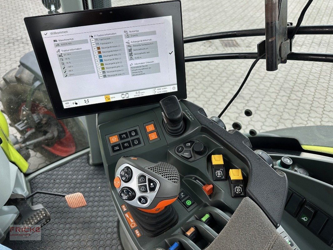 Traktor of the type CLAAS Axion 830 Cebis Touch, Gebrauchtmaschine in Bockel - Gyhum (Picture 14)