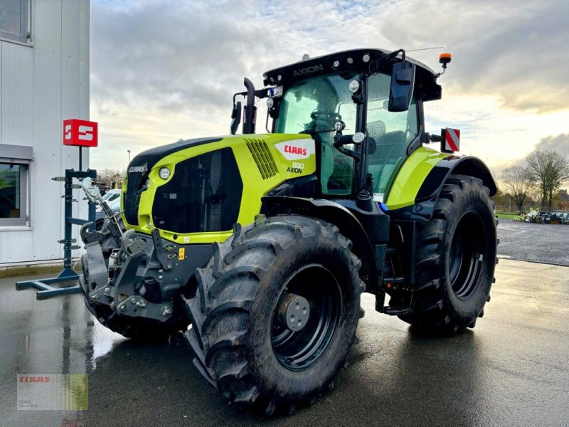 Traktor of the type CLAAS AXION 830 CMATIC CEBIS, FKH + FZW, TRIMBLE Lenksys, Gebrauchtmaschine in Westerstede (Picture 1)