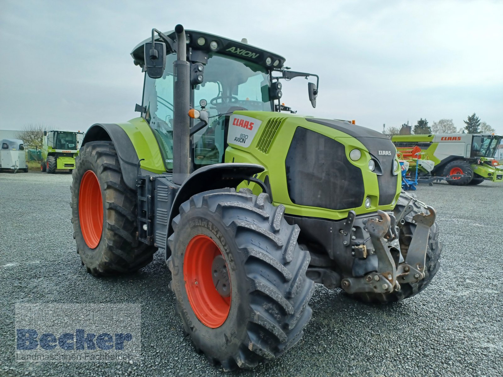 Traktor del tipo CLAAS Axion 830  CMATIC CEBIS, Gebrauchtmaschine en Weimar-Niederwalgern (Imagen 1)