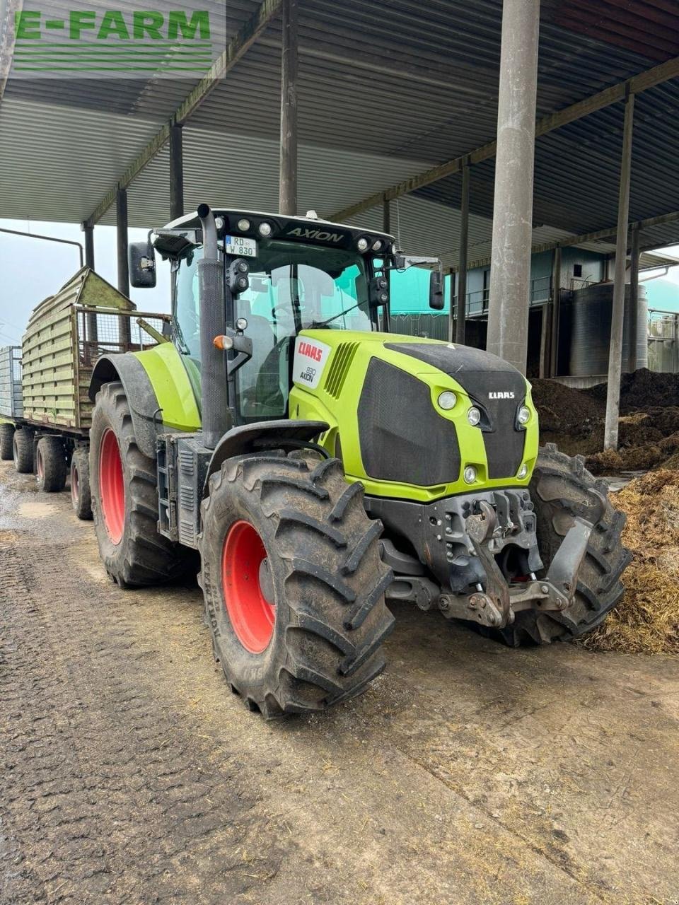 Traktor tip CLAAS AXION 830 CMATIC CMATIC, Gebrauchtmaschine in Hamburg (Poză 1)