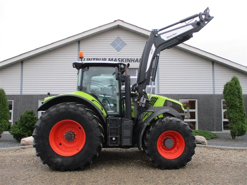 Traktor des Typs CLAAS AXION 830 CMATIC Med frontlæsser, Gebrauchtmaschine in Lintrup (Bild 8)