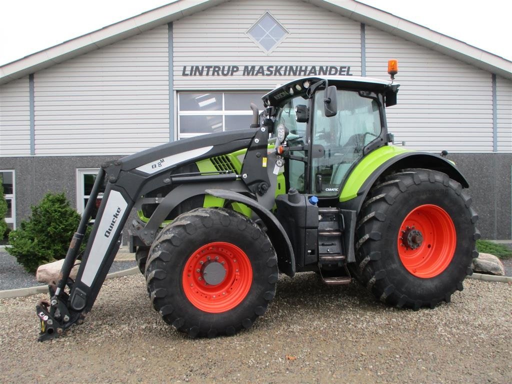 Traktor des Typs CLAAS AXION 830 CMATIC Med frontlæsser, Gebrauchtmaschine in Lintrup (Bild 1)