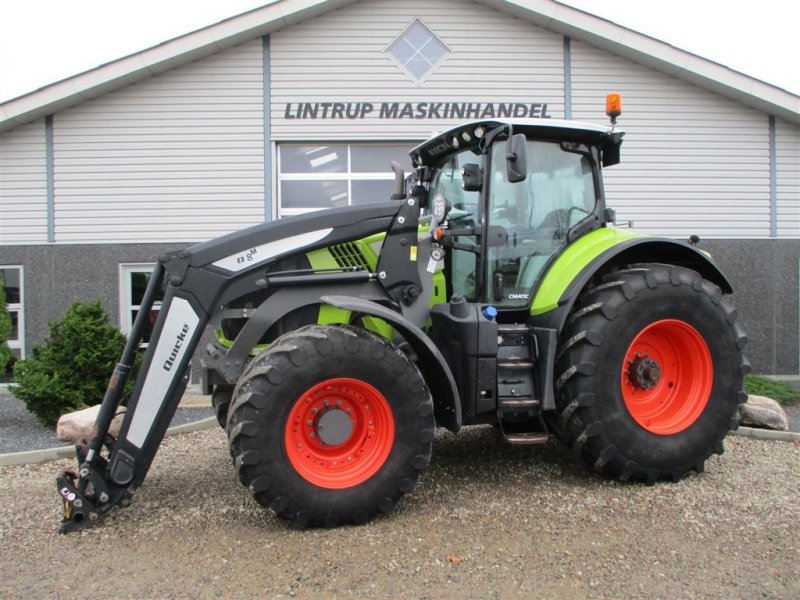 Traktor des Typs CLAAS AXION 830 CMATIC Med frontlæsser, Gebrauchtmaschine in Lintrup