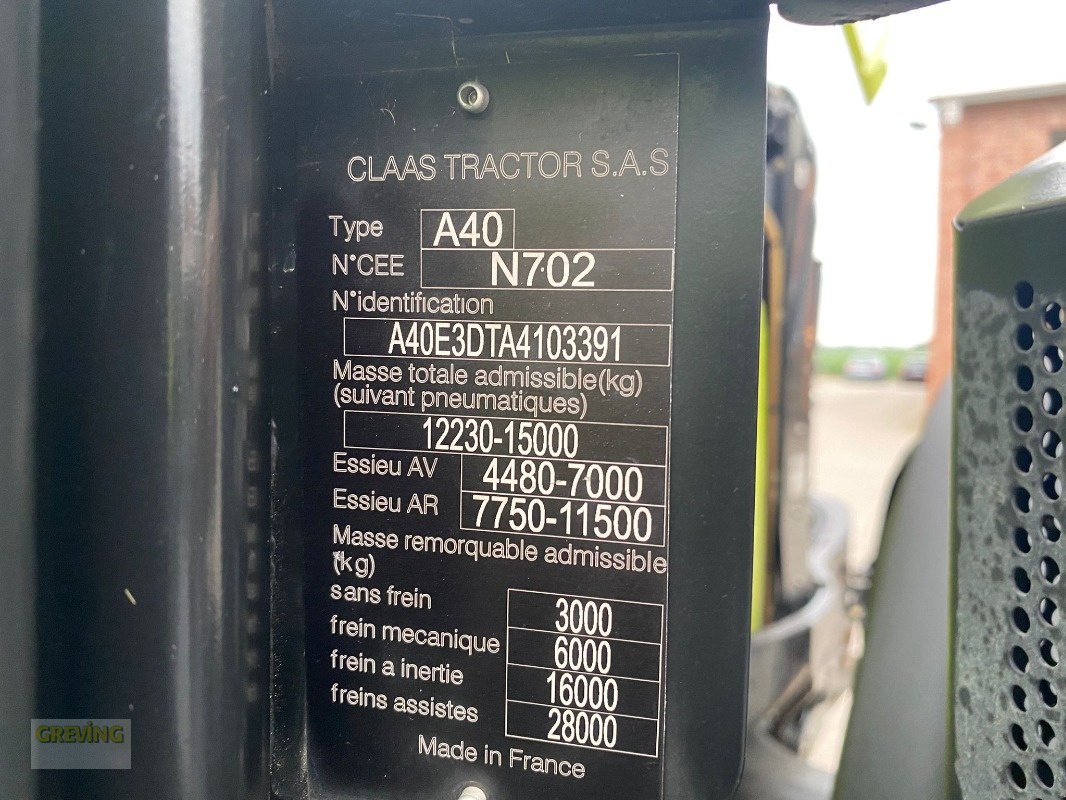 Traktor типа CLAAS Axion 830, Gebrauchtmaschine в Ahaus (Фотография 19)