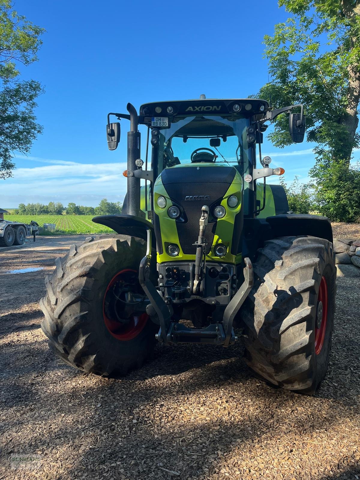 Traktor του τύπου CLAAS AXION 830, Gebrauchtmaschine σε Oldenburg in Holstein (Φωτογραφία 6)