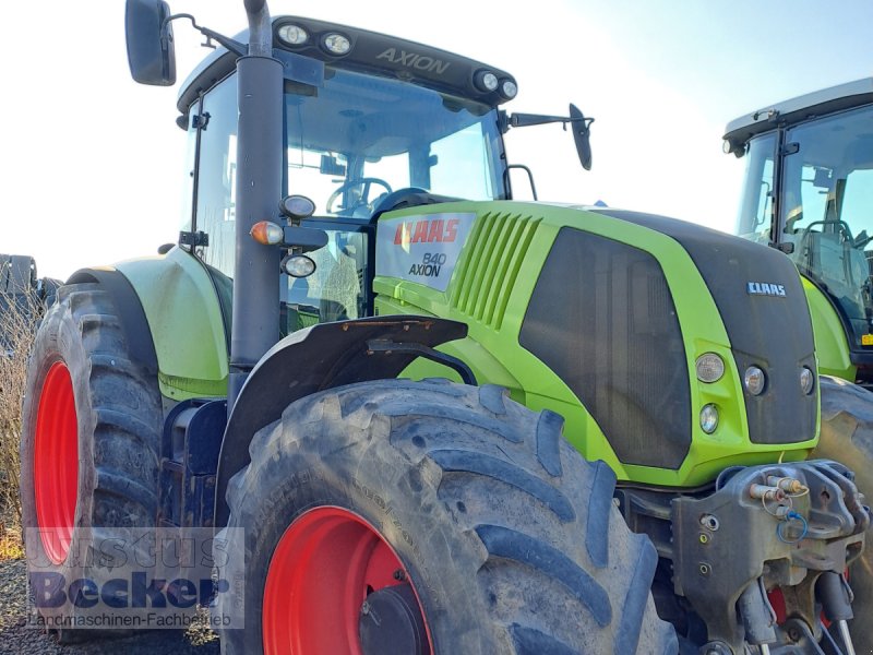 Traktor del tipo CLAAS Axion 840 C-MATIC, Gebrauchtmaschine In Weimar-Niederwalgern (Immagine 1)