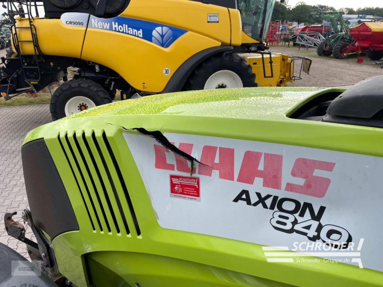 Traktor типа CLAAS AXION 840 CMATIC, Gebrauchtmaschine в Wildeshausen (Фотография 19)