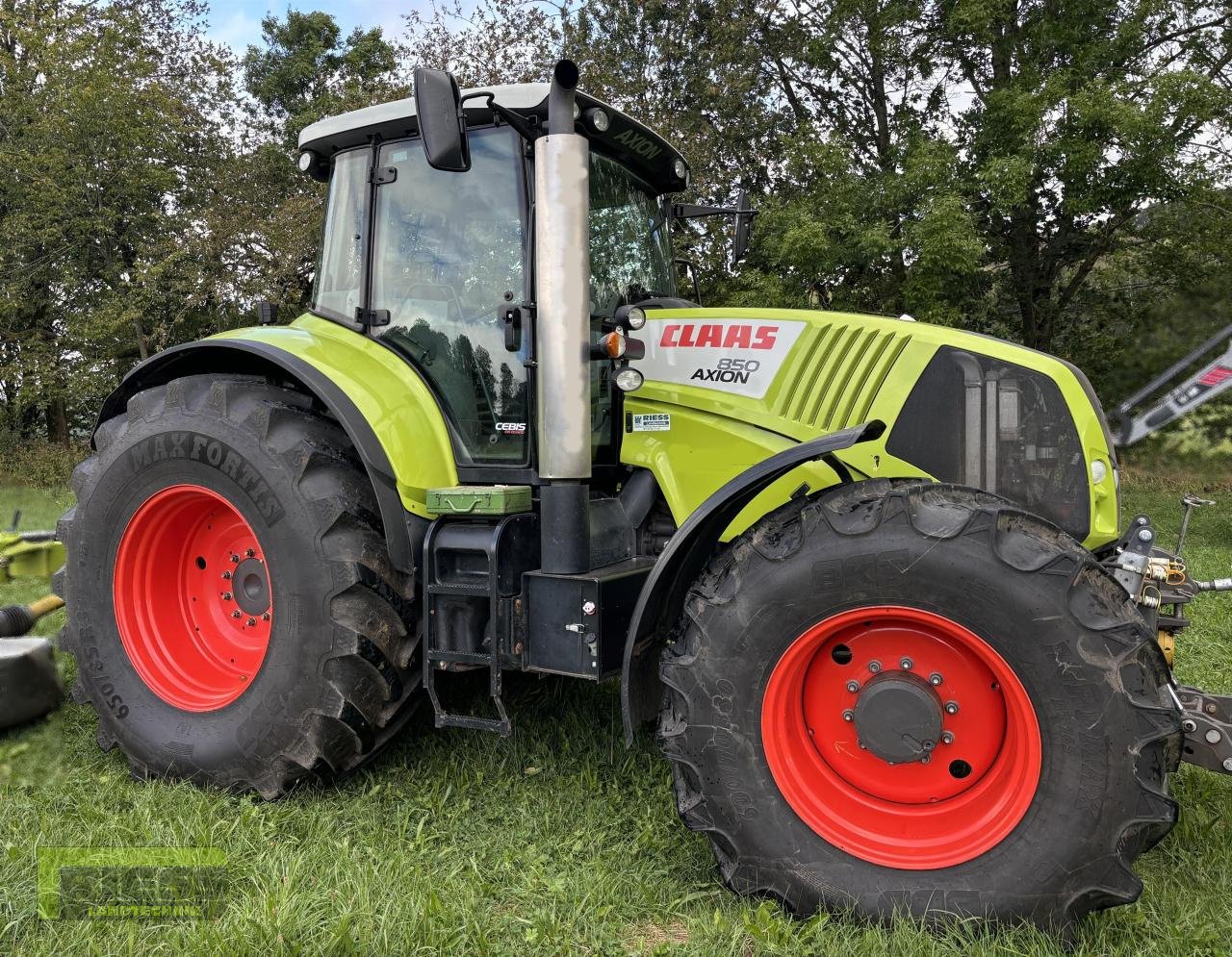 Traktor van het type CLAAS AXION 850 CEBIS HEXASHIFT A30, Gebrauchtmaschine in Homberg (Ohm) - Maulbach (Foto 2)