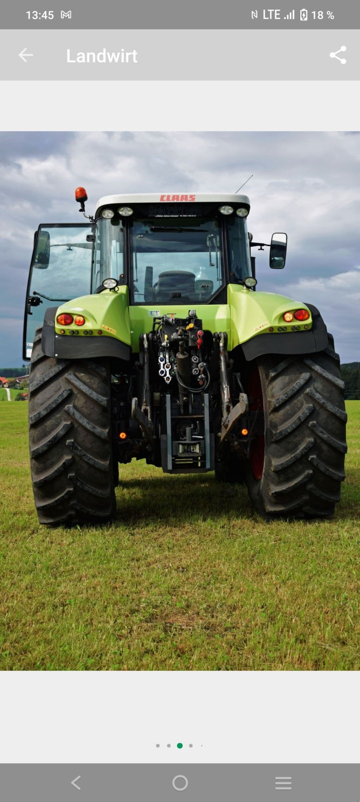 Traktor van het type CLAAS Axion 850 CEBIS, Gebrauchtmaschine in Köstendorf (Foto 3)