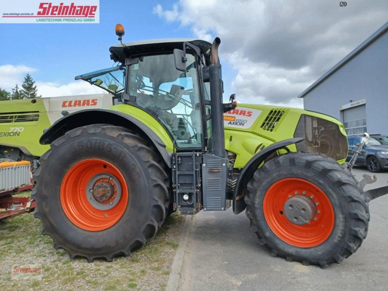 Traktor typu CLAAS Axion 850 CMATIC, Gebrauchtmaschine w Rollwitz (Zdjęcie 3)