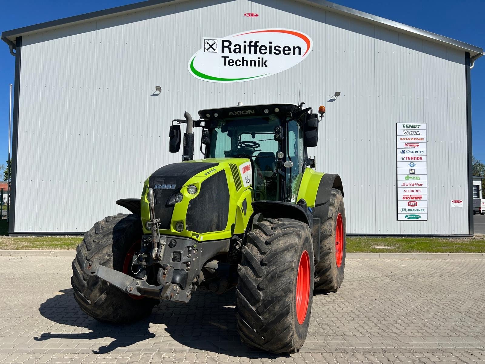 Traktor Türe ait CLAAS Axion 870 C-matic, Gebrauchtmaschine içinde Richtenberg (resim 1)