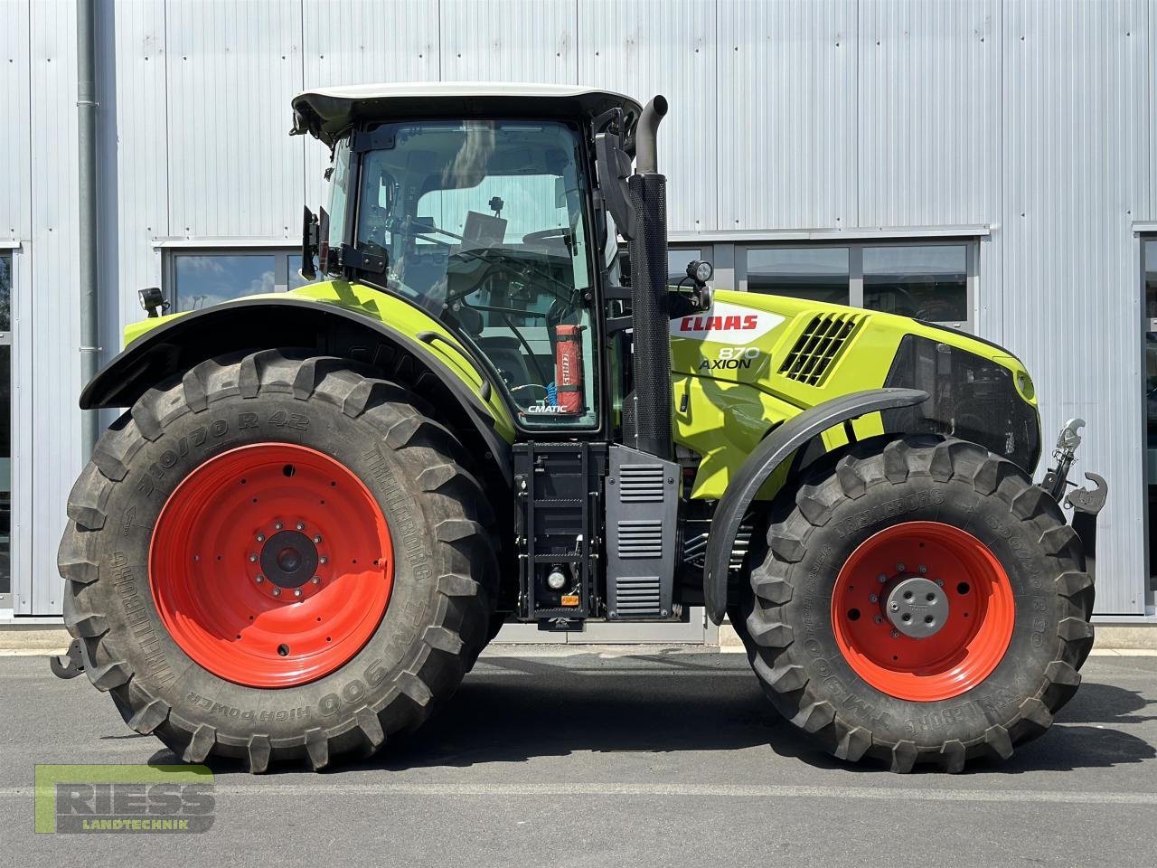 Traktor Türe ait CLAAS AXION 870 CEBIS Cmatic, Gebrauchtmaschine içinde Homberg (Ohm) - Maulbach (resim 11)