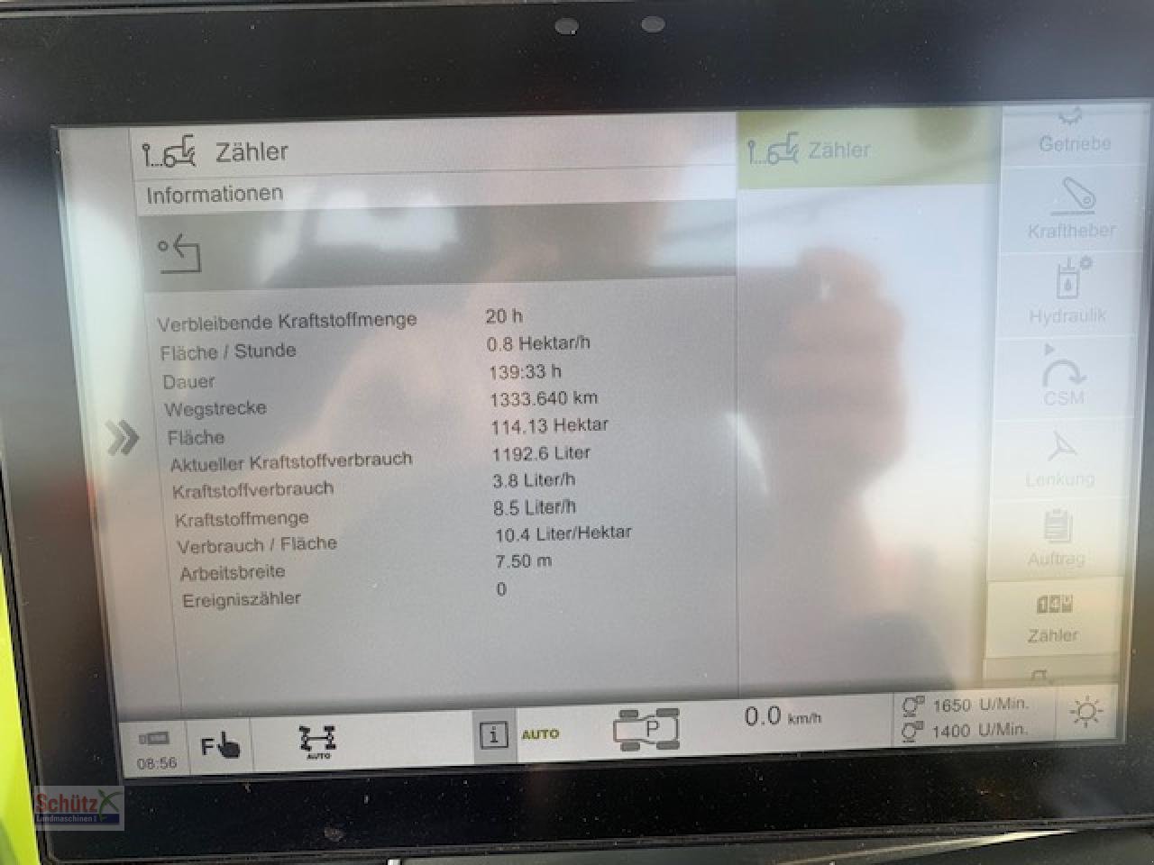 Traktor Türe ait CLAAS Axion 870, Cmatic,3255h,GPS S10 RTK,, Gebrauchtmaschine içinde Schierling (resim 15)