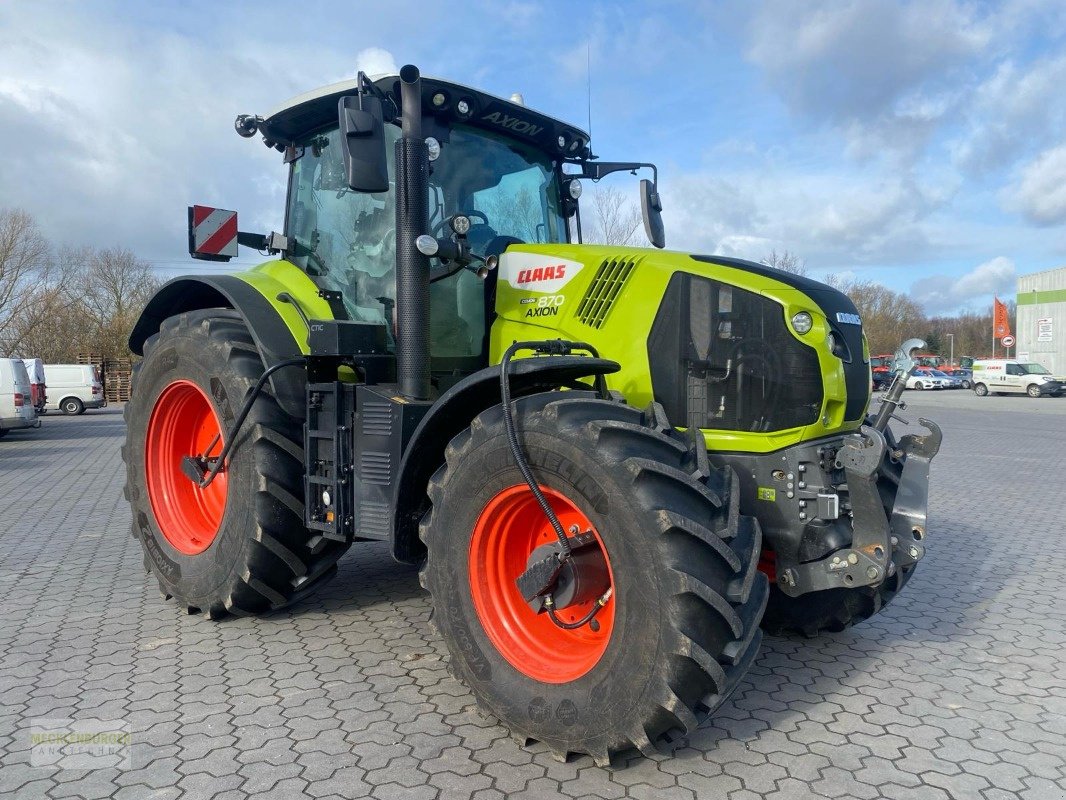 Traktor типа CLAAS Axion 870 CMatic CEBIS/CEMOS/GPS RTK, Gebrauchtmaschine в Mühlengeez (Фотография 8)