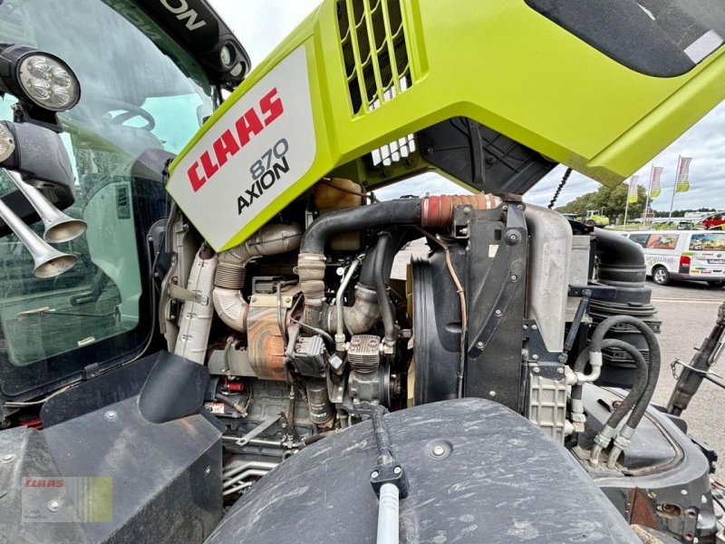 Traktor Türe ait CLAAS AXION 870 CMATIC CEBIS, Lenksystem RTK S10, FKH +, Gebrauchtmaschine içinde Molbergen (resim 11)