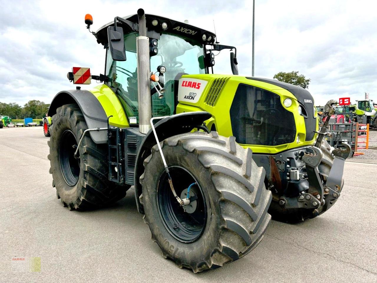 Traktor Türe ait CLAAS AXION 870 CMATIC CEBIS, Lenksystem RTK S10, FKH + FZW, RDA, Gebrauchtmaschine içinde Molbergen (resim 2)