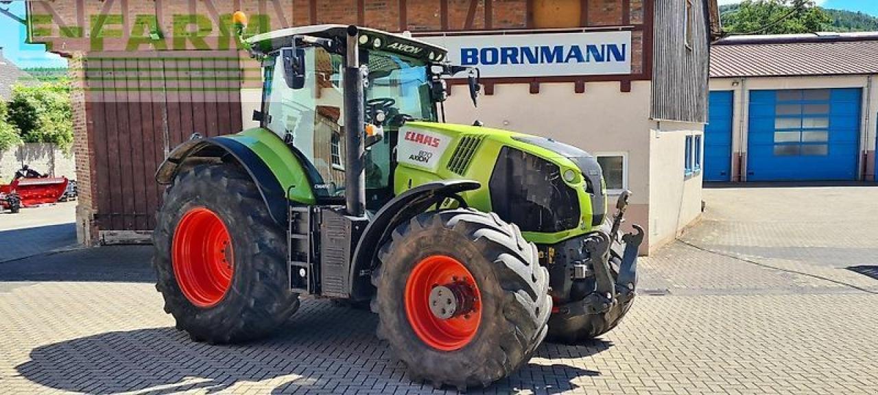 Traktor des Typs CLAAS axion 870 cmatic cebis mit frontzapfwelle, gps ready CMATIC CEBIS, Gebrauchtmaschine in WALDKAPPEL-BISCHHAUSEN (Bild 1)