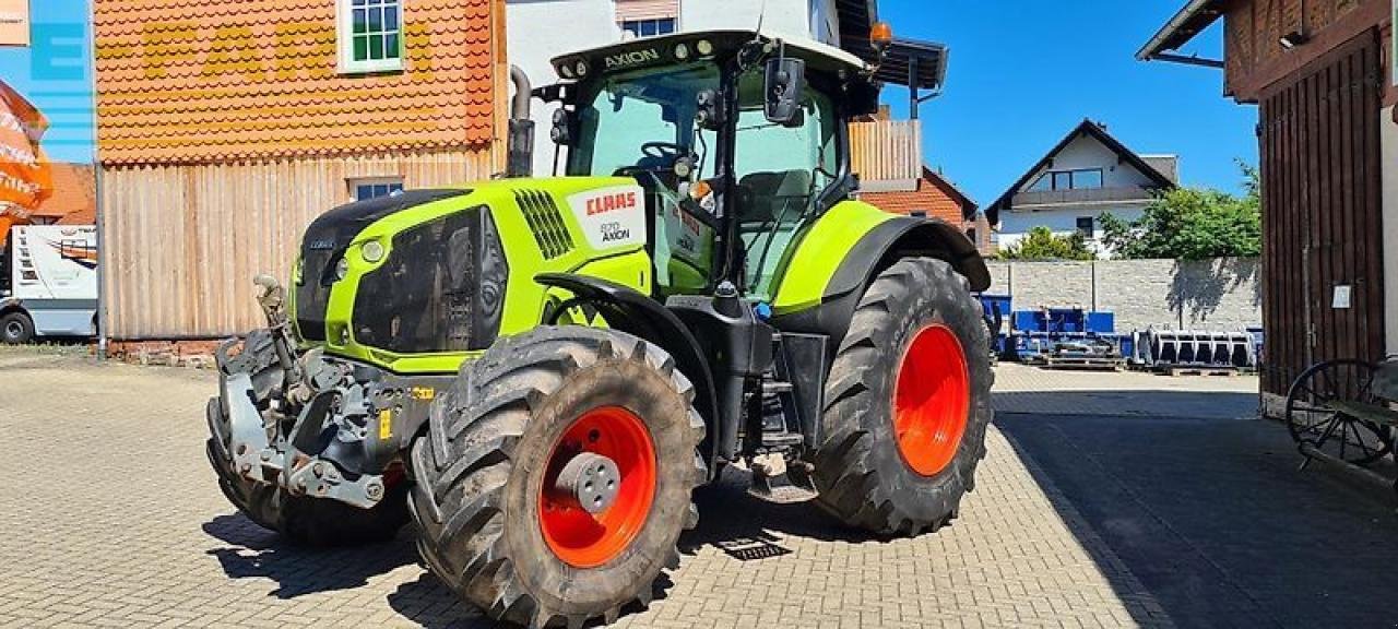 Traktor des Typs CLAAS axion 870 cmatic cebis mit frontzapfwelle, gps ready CMATIC CEBIS, Gebrauchtmaschine in WALDKAPPEL-BISCHHAUSEN (Bild 2)