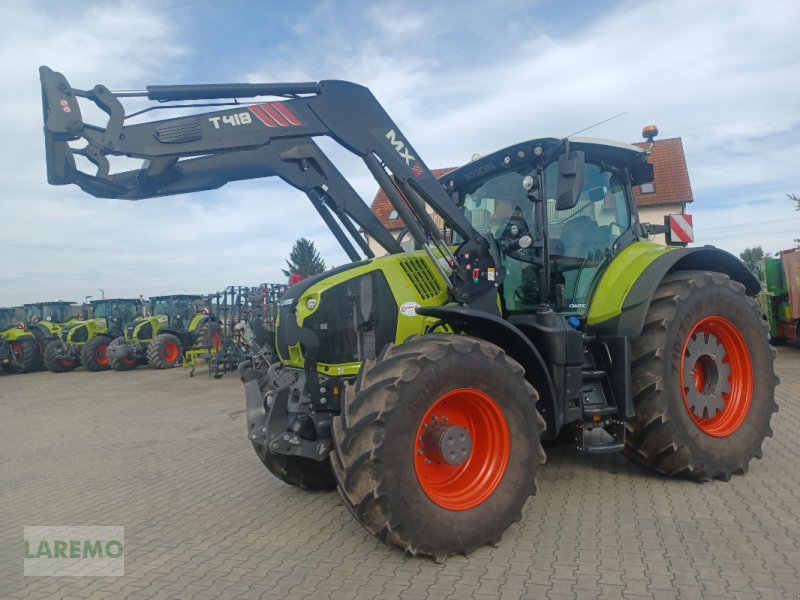 Traktor Türe ait CLAAS Axion 870 Cmatic Cebis + MX Frontlader T 418, Gebrauchtmaschine içinde Langenwetzendorf (resim 1)