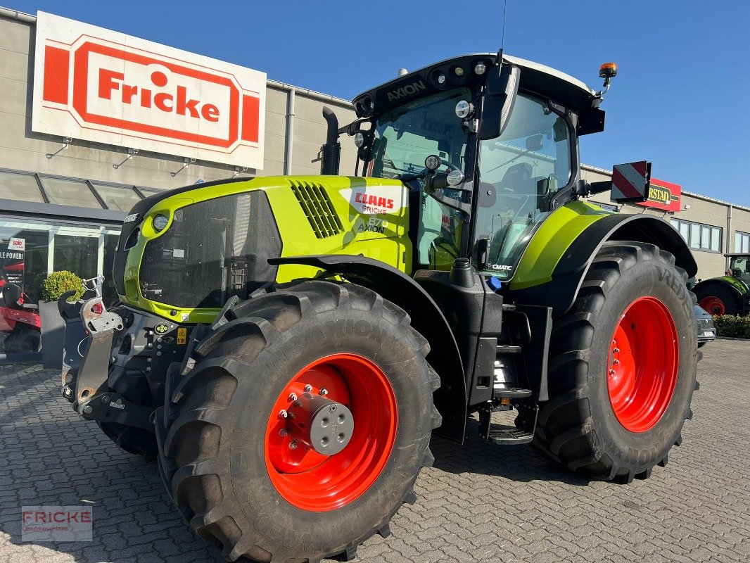 Traktor Türe ait CLAAS Axion 870 Cmatic Cebis *nur 219 BH!*, Gebrauchtmaschine içinde Demmin (resim 1)